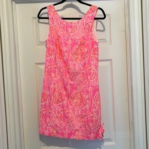 Lilly Pulitzer pink shift dress size 4